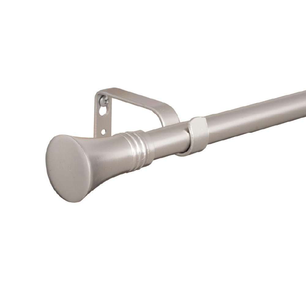 Set Cortina Extensible 16/19mm 120-210cm Conic Plata Metalhsa