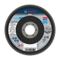 Disco Flap Curvo 4.5"" Gr.40 Acero Inoxidable Bosch