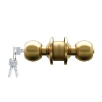 Cerradura Cilíndrica Bp-22 Dormitorio Bronce Pulido Tanke Travex
