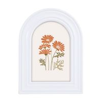 Portarretrato Curvo Blanco 10x15cm Orange