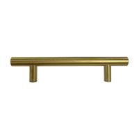 Tirador Recto Liviano 96mm Acero Inoxidable Dorado Werken