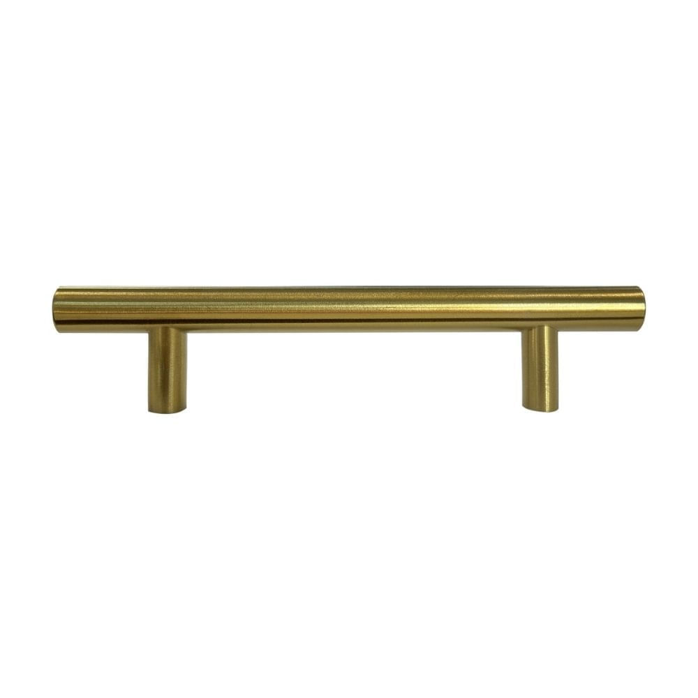 Tirador Recto Liviano 96mm Acero Inoxidable Dorado Werken