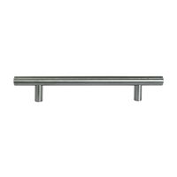 Tirador Recto Liviano 128mm Acero Inoxidable Plata Werken