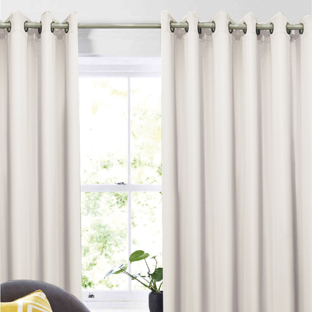 Cortina Blackout 140x220cm Blanco Orange