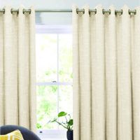 Pack x 2 Cortinas de tela Blanco Hueso Orange