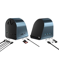 Docking Station multipuertos Tipo C con cargador inalámbrico 10 en 1