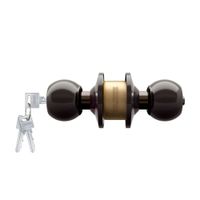 Cerradura Cilíndrica Bq-23 Dormitorio Bronce Quemado Tanke Travex