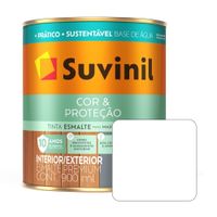 Esmalte Suvinil Mate Blanco Agua 0.9lt