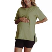 Biker Short  de algodón de Maternidad / embarazada – Comodidad y Frescura para el Verano talla M