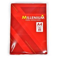 Papel Bond A4 papel de impresion color blanco 500 hojas