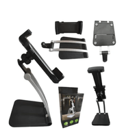 Porta Celular Soporte de Mesa holder celular tablet ajustable Negro Q8