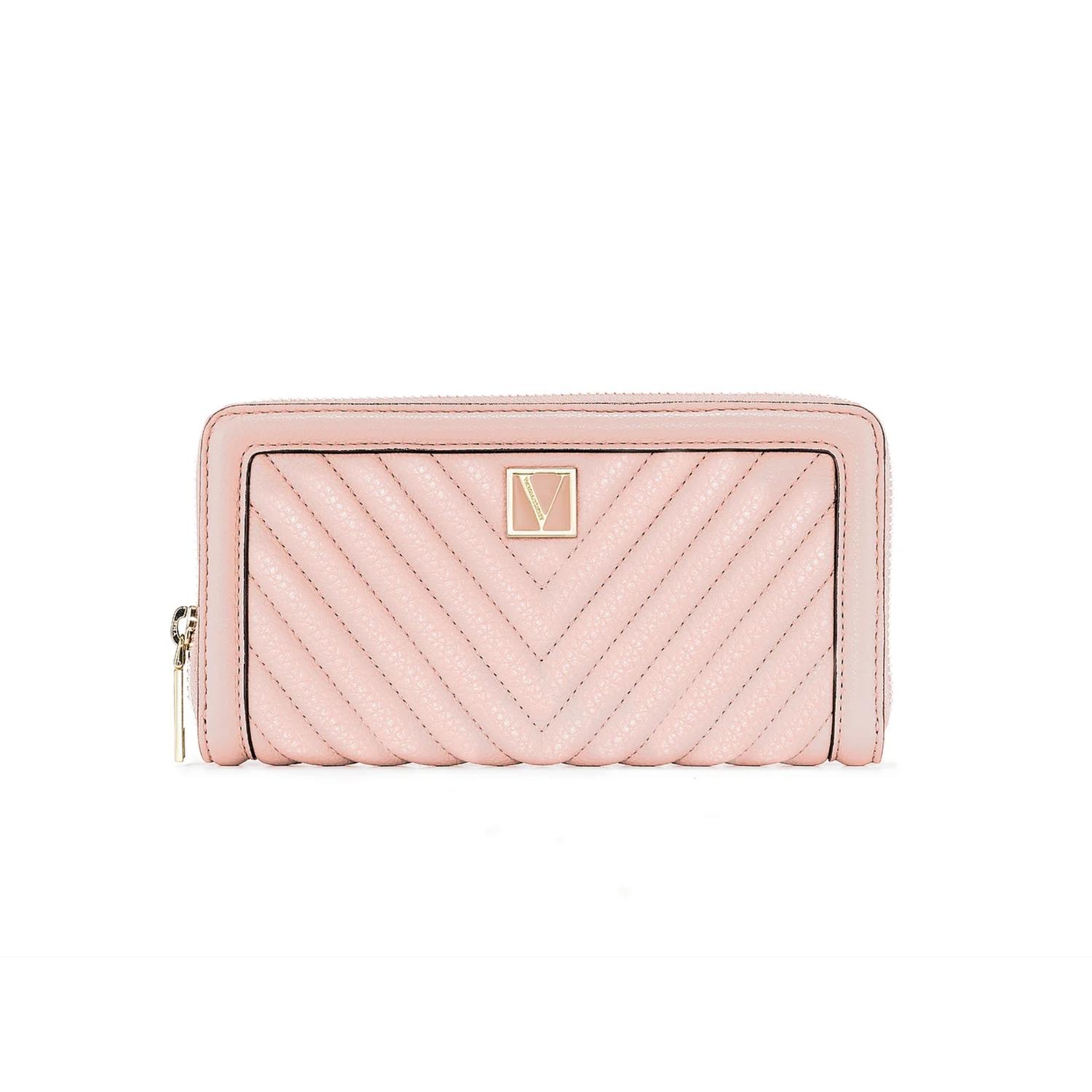 Billetera Mujer Victoria´s Secret Zipper - Rosa