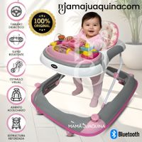Andador Musical Plegable con Bluettoth «RUDDER» Rosa
