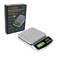 Balanza Electronica de Precision 3Kg Truper BASE-3 Recargable