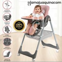 Silla de Comer Graduable  «ALAI» Rosa