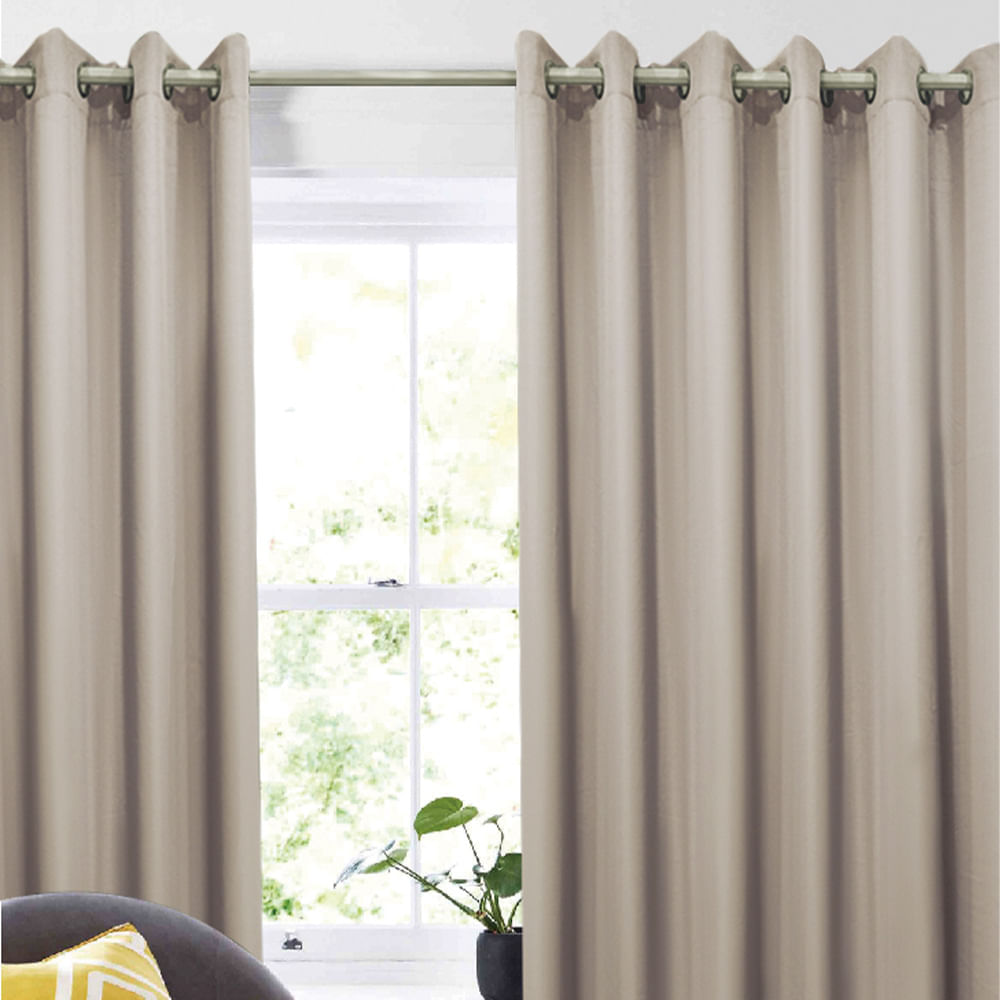 Cortina Blackout 140x220cm Humo Orange