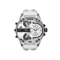 Reloj Diesel Dz7401 Mr. Daddy White nuevo para Caballero Genuino