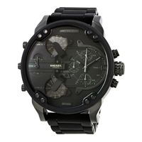 Reloj Diesel Dz7396 Mr. Daddy 2025 Black para caballero Genuino