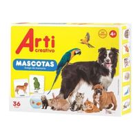 JUEGO DE MEMORIA MIS MASCOTAS 36 PCS ARTI CREATIVO
