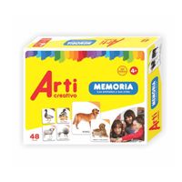 JUEGO DE MEMORIA LOS ANIMALES Y SUS CRIAS X 48 PCS ARTI CREATIVO