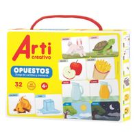 JUEGO DIDACTICO DE MEMORIA ¨OPUESTI¨ X 32 PZS