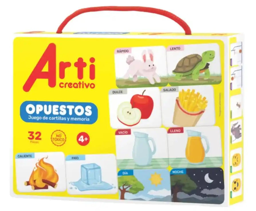 JUEGO DIDACTICO DE MEMORIA ¨OPUESTI¨ X 32 PZS
