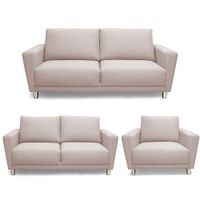 Juego De Sala Casabella Cairo 3-2-1 Beige