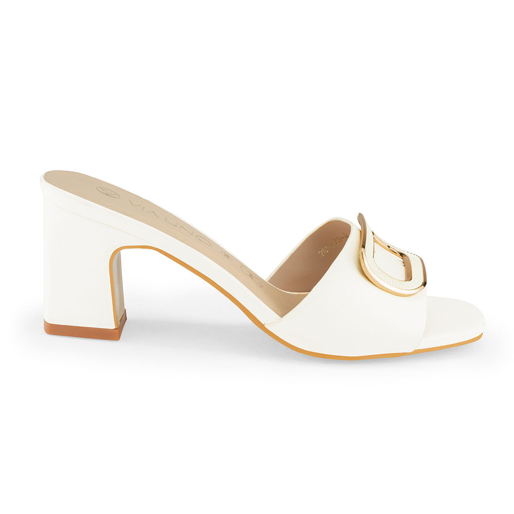 Sandalias Via Uno Mujer 2G9123-9 Blanco