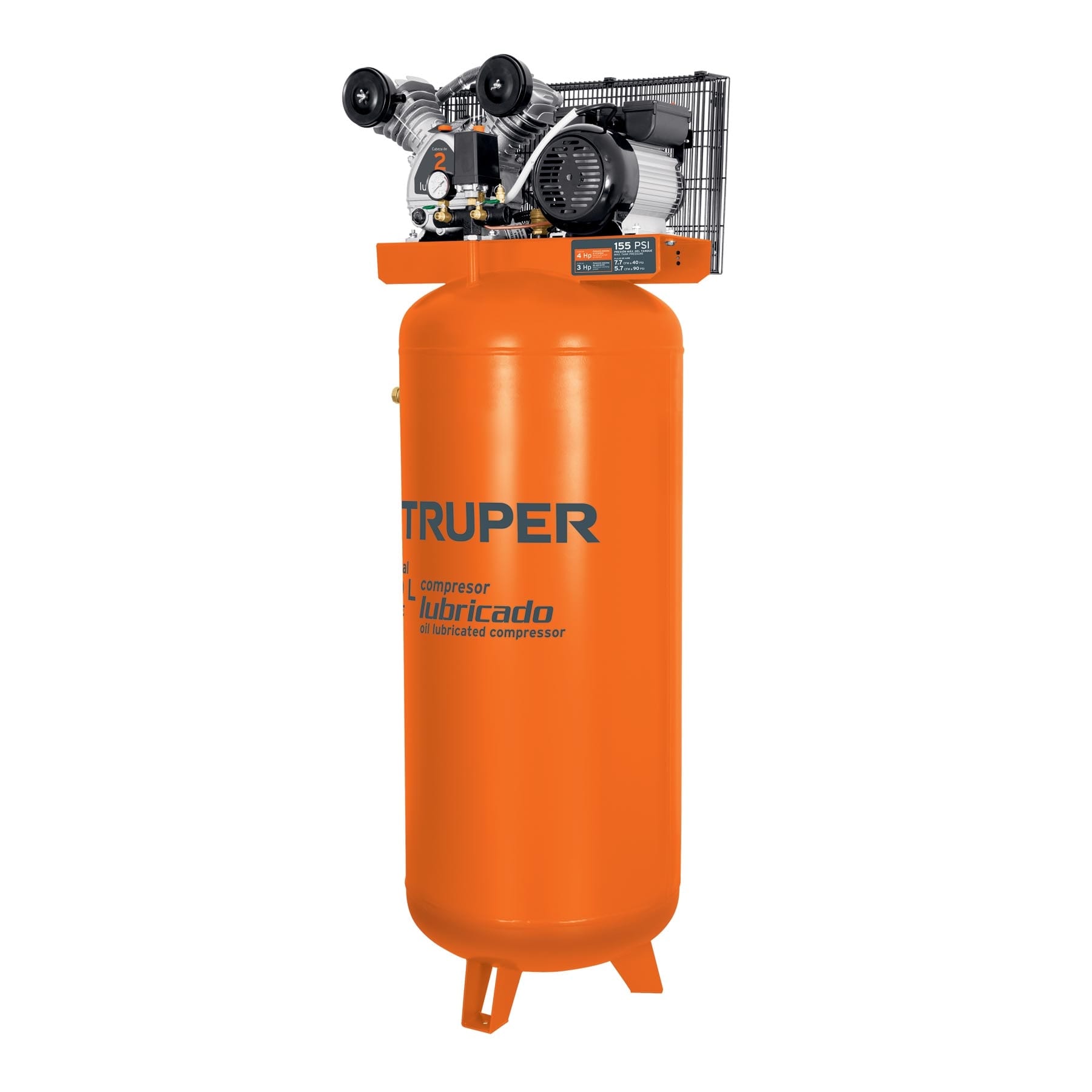 Compresora de Banda 240 Litros Truper