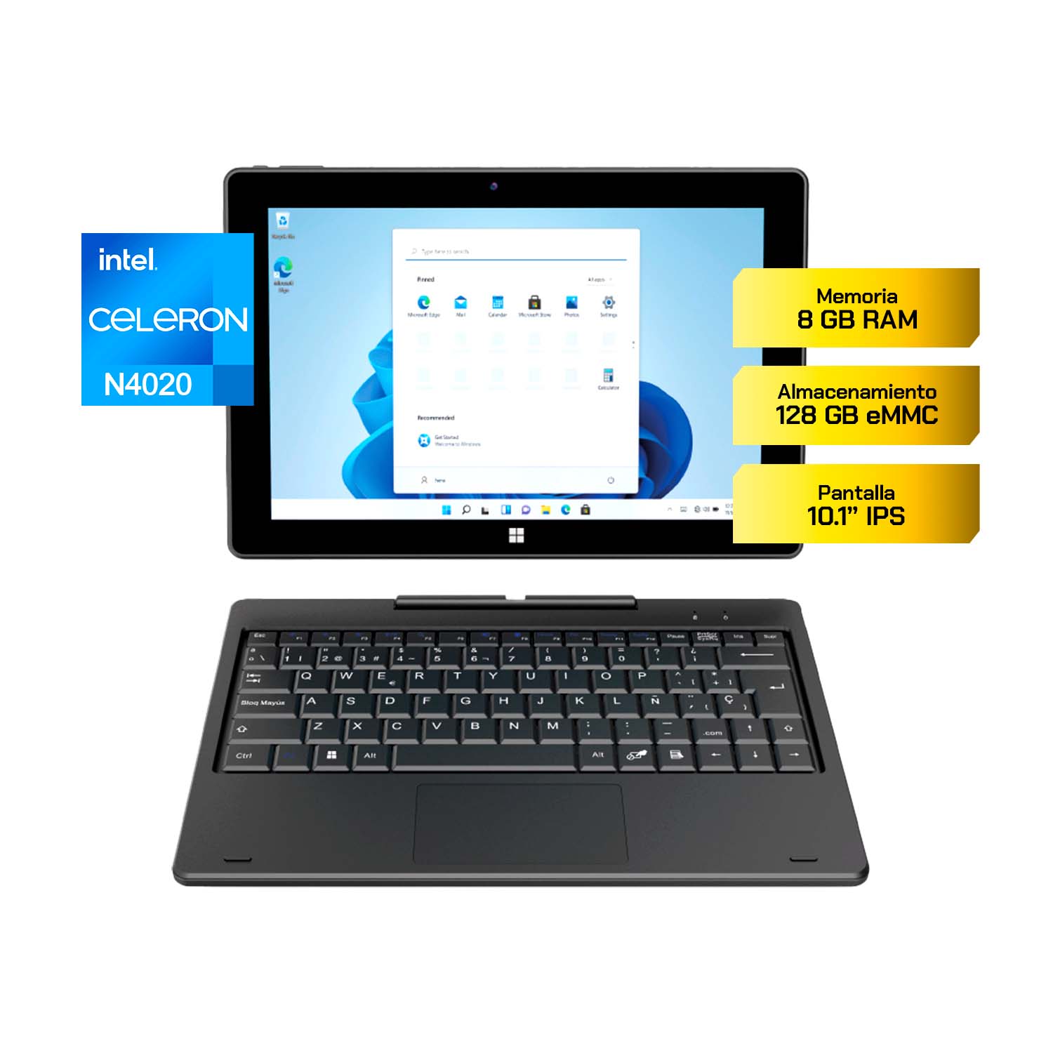 Notebook Advance CN4058 10.1"" Intel Celeron 8GB RAM 128GB W11H