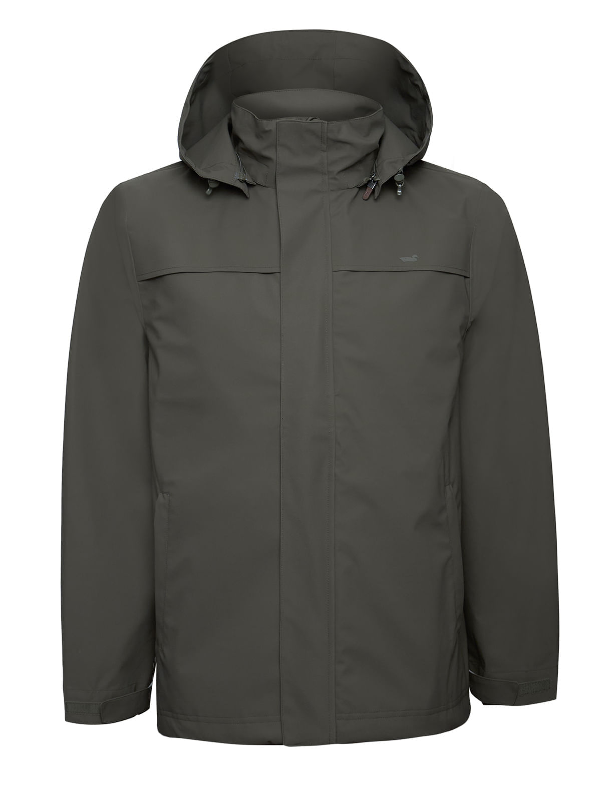 Casaca Poliéster Reciclado Para Hombre Rain Verde Rockford