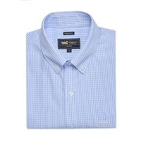 Camisa M/L Algodón Para Hombre Wf Pb Celeste Rockford