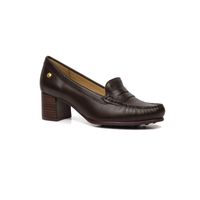 Zapatos Para Mujer Cuero Eduarda Café Hush Puppies