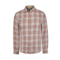 Camisa M/L Algodón Orgánico Para Hombre Bradford Rojo Rockford