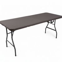 Mesa Plegable Rectangular Ratan Confort 170x74x74cm JM-Z180-4 - MEGA IMPORT