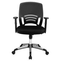 Silla Alicante Negro Giratoria - Ziyaz