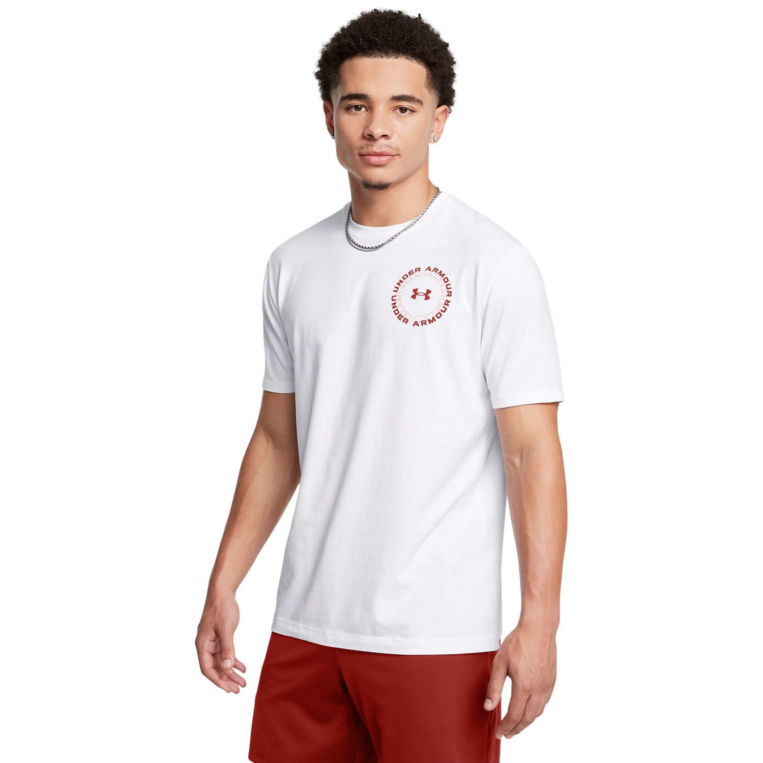 Polo Deportivo Under Armour Hombre M Radial Wm 1386815-100 Blanco