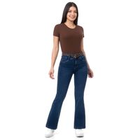 Pantalon Mujer Fits Me Flare Denim Susim