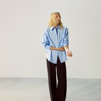 Blusa Mujer Sfera Rayas Azul