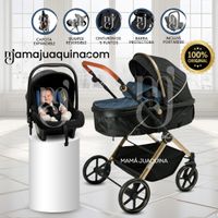 Coche Moisés Edición Exclusiva «SIGNAL PLUS» Con Portabebé Azul