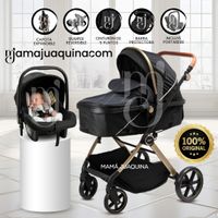 Coche Moisés Edición Exclusiva «SIGNAL PLUS» Con Portabebé Negro