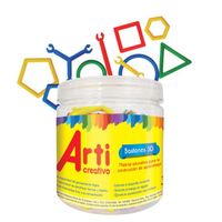 JUEGO DIDACTICOBASTONCITOS 3D 65 PZS ARTI CREATIVO