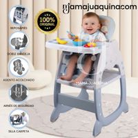 Silla de Comer Escritorio 2 en 1 «EY KITTY» Edición Exclusiva Azul