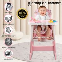 Silla de Comer Escritorio 2 en 1 «EY KITTY» Edición Exclusiva Rosa