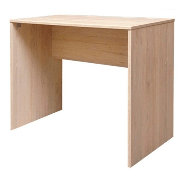 Escritorio Home Office Rectangular Mel 18MM 120X60X74 Falda Mel Rovere
