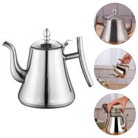 Cafetera Tetera 1.5L Con Filtro de Acero Inoxidable