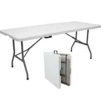Mesa Plegable Rectangular Confort 180x74x74cm JM-Z180-1 - OFERTA