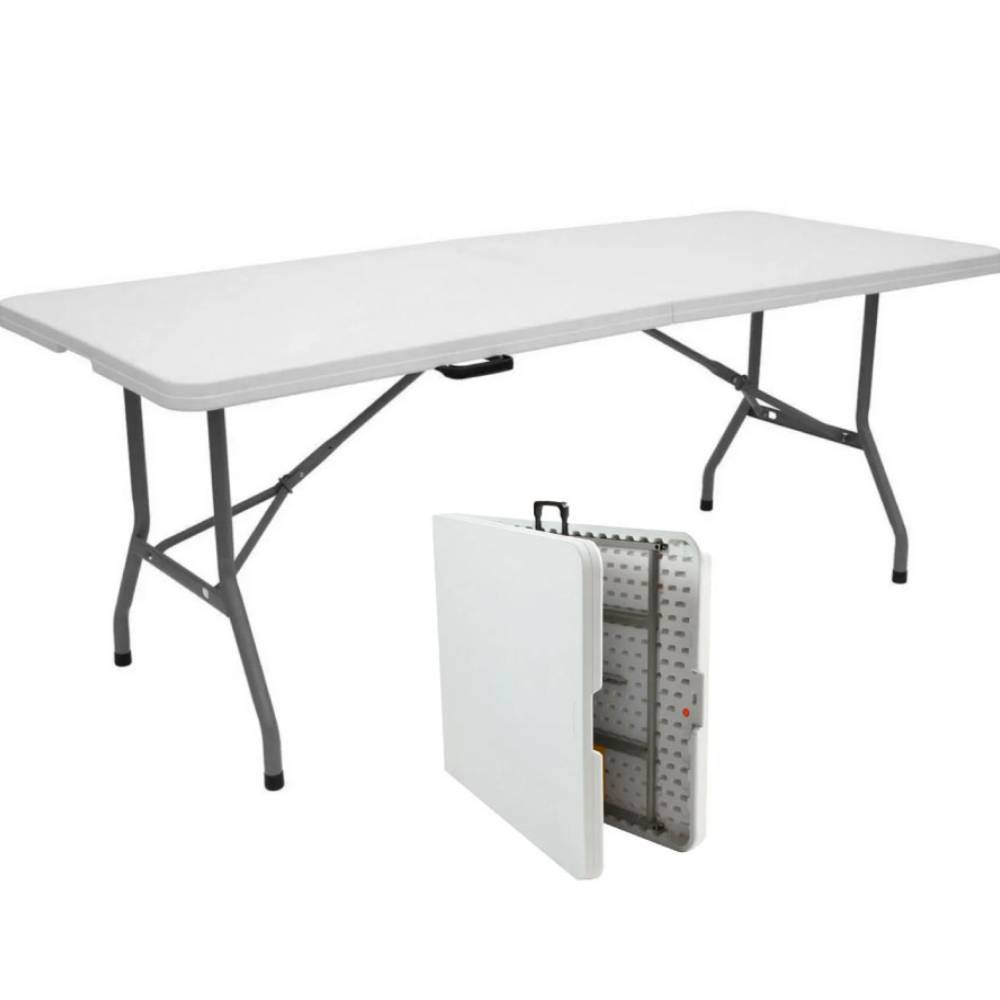 Mesa Plegable Rectangular Confort 180x74x74cm JM-Z180-1 - OFERTA