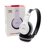 Audifono de vincha auricular inalambrico P47 - Blanco