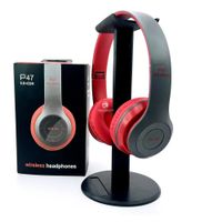 Audifono de vincha auricular inalambrico P47 - Rojo